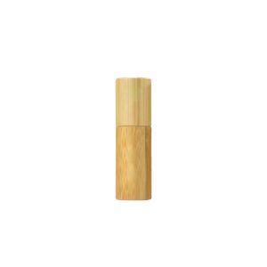 DEGRAD 3/5/10ml Roller Ball Mini Lip Gloss Refillable Tube Sample Vial Bottles Sample Vial Aromatherapy Lip Oil Perfume Bottles Wood Roller Bottle Bamboo Roll-on Bottle Essential Oil Bottles