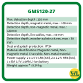 BOSCH Original GMS120-27 Detector/Wall Scanner Detector/Measure Meter/Multi Detector Battery Machine. 