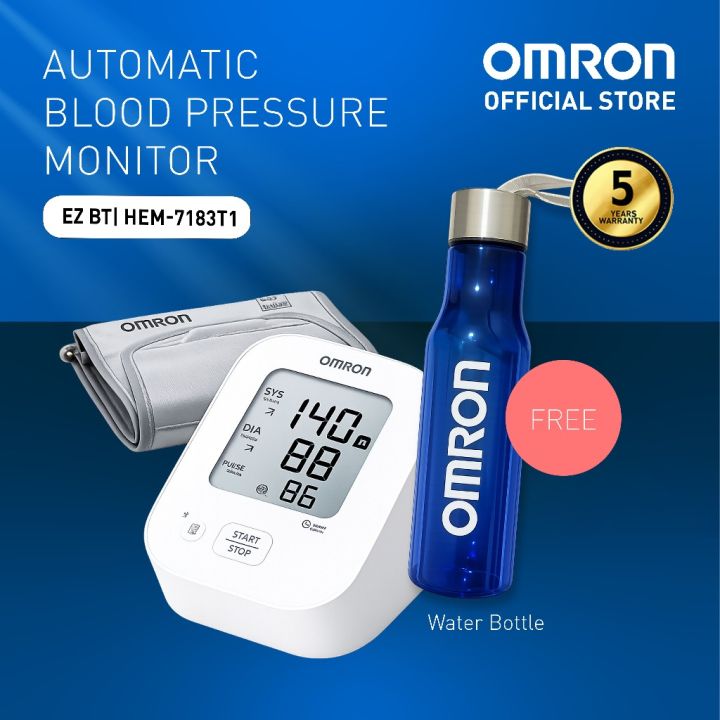 Omron Blood Pressure Monitor BPM Machine Automatic Upper Arm-Digital ...