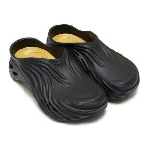 Giày sục crocs chuẩn xịn chống hôi chân nhựa tế bào êm mềm đúc liền khối siêu bền đi mưa lội nước đi biển Echo Wave cho nam màu đen