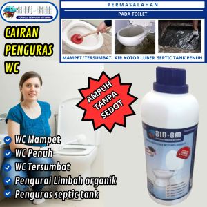 BIOGM Obat WC Penuh 500ml - Praktis Atasi WC Tersumbat Tanpa Ribet