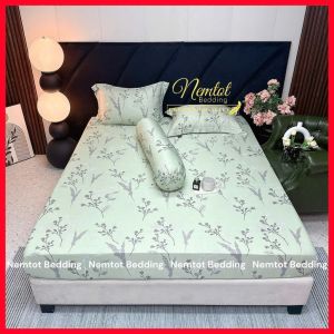 🌇SIÊU ĐẸP🌇 Bộ Ga Gối Lụa Lyocell Viscose Thoáng Mát Mềm Mịn Chăn Chần Bông Cao Cấp _Nemtot Bedding