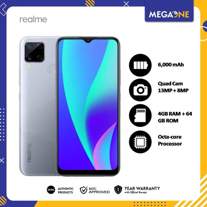4gb Ram Realme C15 4gb 64 Realme C15 Internal 64GB+4GB