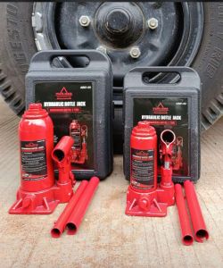 BERANI ADU TEKIRO.! Dongkrak Vertikal Hidrolik 3 / 5 / 8 Ton Fleksibel Kuat Dongkrak Botol Portable Mobil SET KOPER