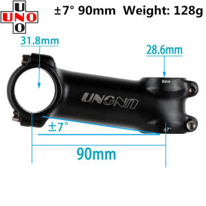 UNO gốc núi thân xe đạp 7/1725/35 độ hợp kim nhôm siêu nhẹ xe đạp đường trường thân xe đạp 60/70/80/90/100/110/120/130mm Tay Lái Xe Đạp thân cho 28.6mm ngã ba và 31.8mm tay lái phần