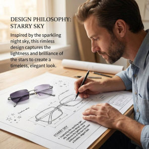 Joint designers create metallic colorchanging presbyopia glasses