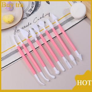[Buytra] 8 cái bộ Đất Sét mô hình công cụ nhựa sáp khắc gốm công cụ khắc điêu khắc Shaper Polymer đất sét điêu khắc Bộ