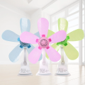 Black 5 Leaves Portable Clip Electric Fan. 