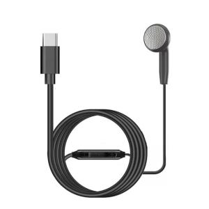 3.5mm/Type C in Ear Single-Side Earphones Single Side Mono Earbud Headphone Corded Headsets for Mobile Phones Notebook