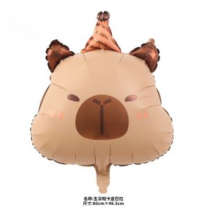 Capybara Surprise Birthday Party Decor Banner Cute Capybara Ballons Baby Shower Kids Party Supplies