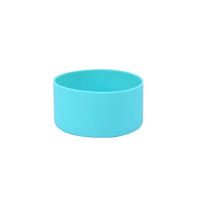 Soft Silicone Water Bottle Sleeve Anti Slip Shockproof Bottom Protective Cover For Outdoor Use