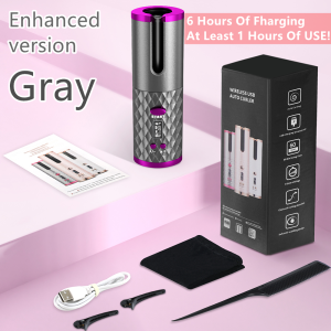 [✅Sg Ready Stock] 5000mah Wireless Portable Ceramic Hair Curler USB Hair Straightener Vday gift Idea 卷发机