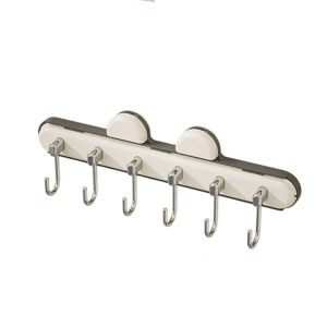 LETOY Punch-free Suction Cup Stretch Hook Stretchable Wall-mounted Expansion Gap Hook Creative Space Saving Sticky Hook Kitchen