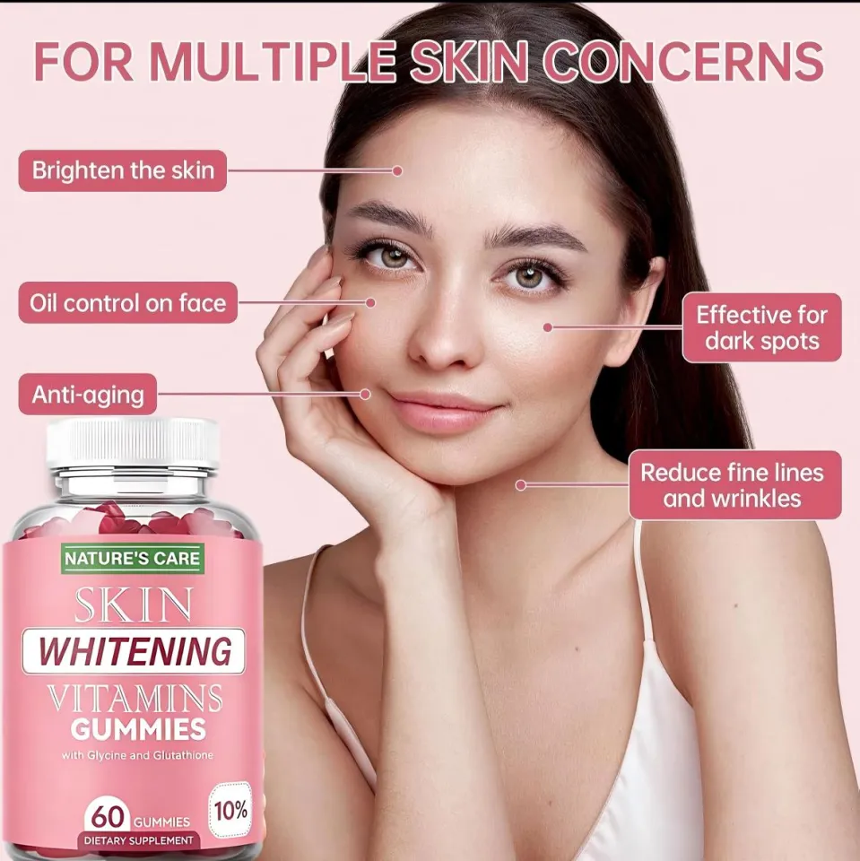 glutathione gummies skin whitening effectiveness SG LOCAL SELLER]Whitening Gummies for & Moisturizing| 500mcg Biotin & Learn why Royale Toning rose soap Grade:Pure-Not for medicinal use