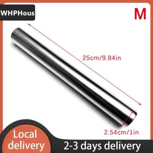[COD] WHPHous Ship within 24 hours Stainless Steel Rolling Pin Kitchen Utensils Dough Roller Bake Pizza Noodles Cookie Dumplings Making Non-stick Baking Tool
