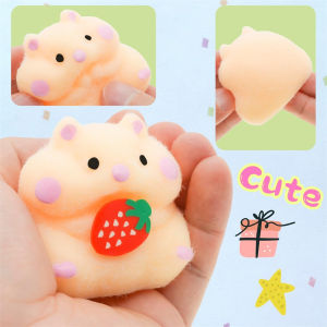 ZEEMIN Taba Squishy Handmade Hamster Squeeze Toys Stress Relief Squishies Fidget Toys for Kids Party Favors Decompression Venting Toys