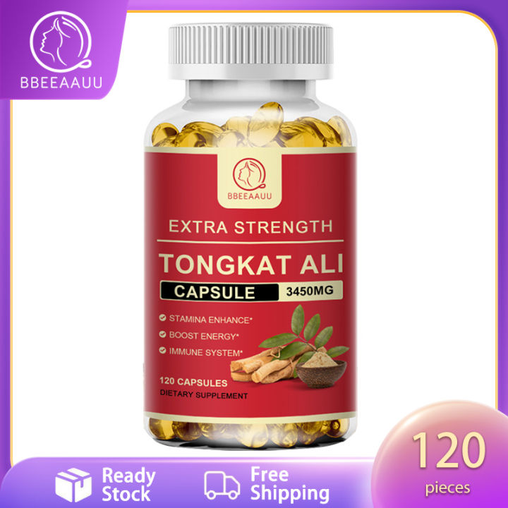 BBEEAAUU Tongkat Ali Extract Capsules 3450mg Supports Stamina Enhance