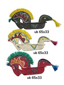 MAINAN ANAK TRADISIONAL KUDA LUMPING TANGGUNG uk 65x33 JARAN KEPANG ANAK TANGGUNG dengan Warna Cerah dan Desain Unik