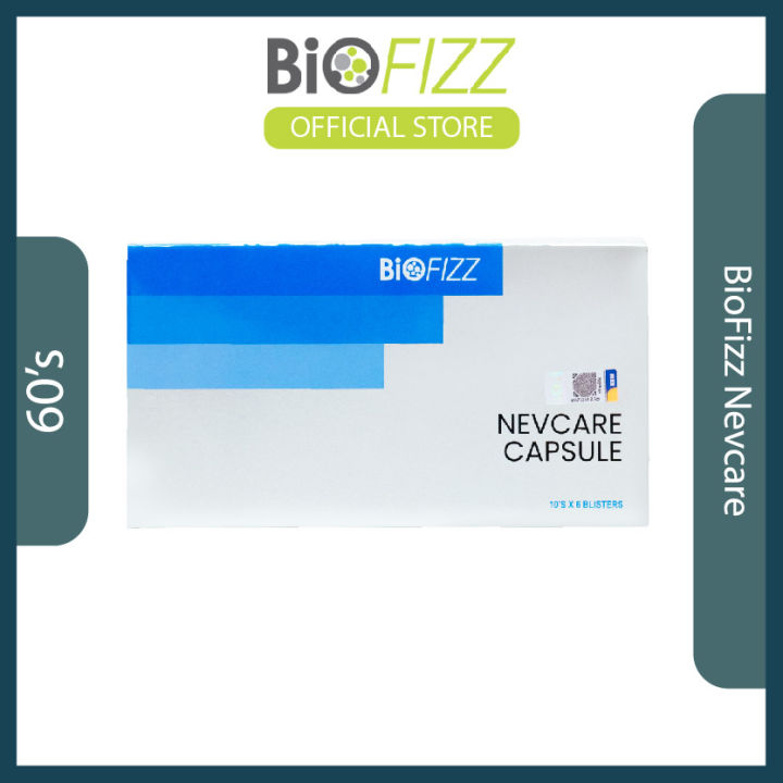 BIOFIZZ Nevcare 60'S Nerve Supplement Supplements with Vitamin B ...