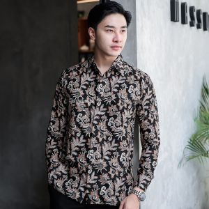 Jayabaya Batik ANDALAS Kemeja Katun Furing Lengan Panjang