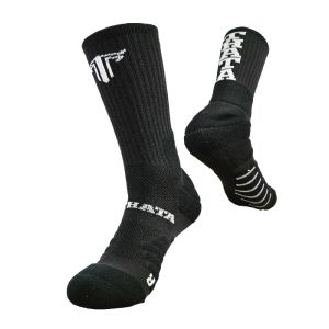 ถุงเท้าบาสเกตบอล THATA รุ่น PFT ไซส์ M / L ★ยิ่งวิ่ง ยิ่งกระชับ! รองรับทุกทรงเท้านักบาส ★ลดและป้องกันการบาดเจ็บข้อเท้า (หนาพิเศษ) ถุงเท้าบาส