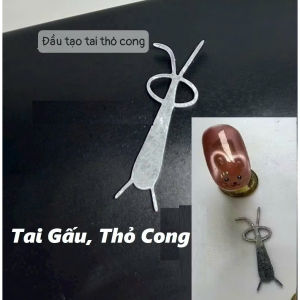 Thanh hơ mắt mèo trái tim hình chữ y - thanh kẽm cắt sẵn kết hợp với nam châm để đẩy mắt mèo