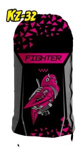 Kerodong Lovebird Motif PINK FIGHTER&KUNING KONSLET
