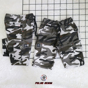 Celana Cargo Army Anak Pendek Usia 5-13 Tahun POLHO