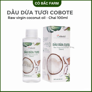 Dầu dừa tươi Cobote dầu dừa li tâm dùng làm đẹp nấu ăn xúc miệng - RAW VIRGIN COCONUT OIL – CoBacFarm