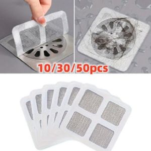 [KATEIYOU] Set 10 Miếng Lưới Lọc Rác Dán Dính Chống Nghẹn Cống Thoát Nước 10x10cm