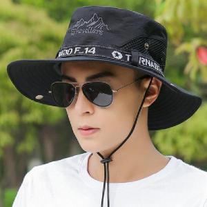 Men Fisherman Hat Fisherman Korean Beach Sun cotton Hat outdoor sun protection hiking and mountain climbing hat