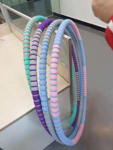 Hula Hoop Fitness For Adults Detachable Gym Outdoor Student Slim Waist Exercise Fitness Circle