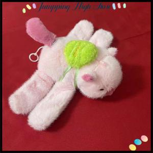 【Jumpping】 Capybara ห่วงคล้องข้อมือของเล่นแบบหนีบสายรัดข้อมือสำหรับใส่เป็นสายแบบหมุนหางตุ๊กตา Capybara ของขวัญเป็นวงกลมแสนสนุก