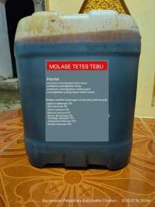 Molase tetes tebu murni dan kental asli dari pengolahan pabrik gula cirebon ukuran 15 kg