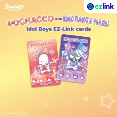 Limited Edition - Sanrio Characters Hello Kitty My Melody Twin Stars EZ Link Card (Lazada Exclusive) EzLink Card / LED EZ-Link Charm / Omamori Charm with $0 - $5 Stored Value (While Stock Lasts!)!