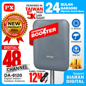 Antena TV Digital Indoor Outdoor Antenna Booster DVBT2 4K DA-6120