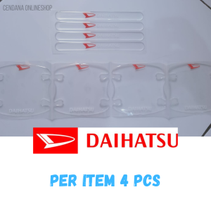 Stiker Pelindung Handle Pintu Mobil Logo Daihatsu