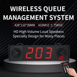 Mesin Antri Wireless Calling System LED Speaker