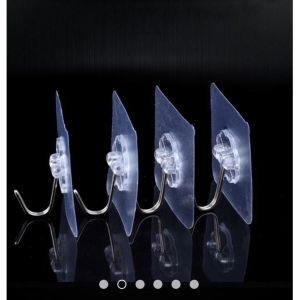 [HCM]Hàng Loại 1- Móc Dán Tường Cường Lực Móc Treo Đồ Thông Minh 6*6CM Chịu Lực 1kg Wall Hook