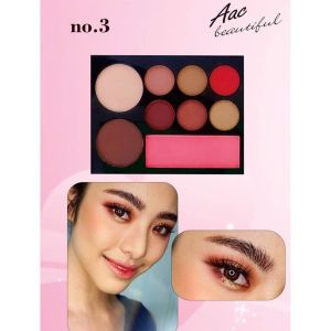 อายแชโดว์ AAC ULTRA  PROFESSIONAL PALLTTE 9 เฉดสี ที่มีทั้งเนื้อ Shimmerและ Matte ในตลับเดียว No.109