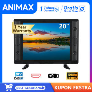（Clearance Sale）Animax TV Digital Analog 20 inch 21 inch 22 inch TV LED/LCD FHD TV Led Murah Promo