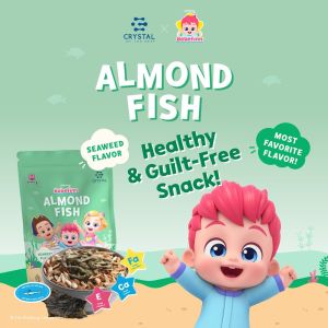 Almond Fish Bebefinn 80g ( Snack Kacang Almond & Ikan Teri Anchovy ) - Crystal Of The Sea