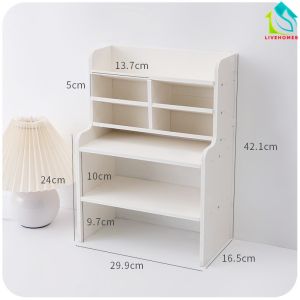 ชั้นวางเครื่องเขียน วางบนโต๊ะทำงาน เคลื่อนย้ายสะดวก เก็บของได้หลากหลาย