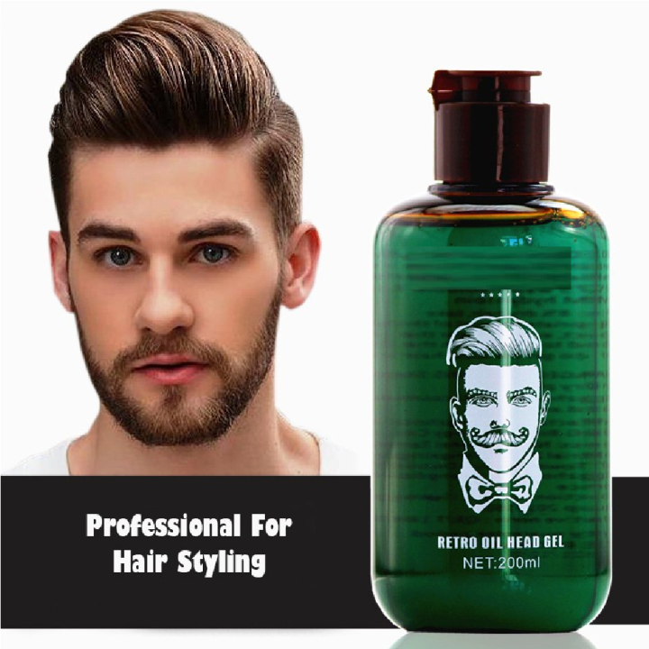 KALANXUAN Retro Oil Head Gel Hair Gel 200ml GEL POMADE MURAH MURAH ...