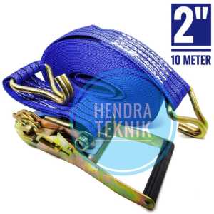 RACHET TIE DOWN 5cm 6 8 10 12 15 m TALI KREK CARGO LASHING 2" INCH INCI DIM 6M 8M 10M 12M 15M