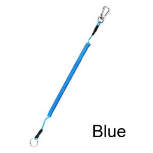LUMINOU Phụ kiện leo núi di động Tether có thể thu vào bằng nhựa Khóa an toàn Móc khóa điện thoại chống thất lạc Công cụ Bảo mật Dây thun mùa xuân Dây buộc câu cá di động