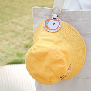OEUVR Hanging on Bag Pu Leather ic Hat Clip Portable Hat Storage Organizer Gadget Glasses Storage Clip Portable Anti-lost Travel Hat Holder Outdoor