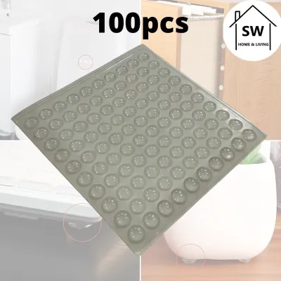 SW Door Bumper Door Stops Self adhesive Silicone Pads Cabinet Bumpers Rubber Damper Buffer Cushion Furniture