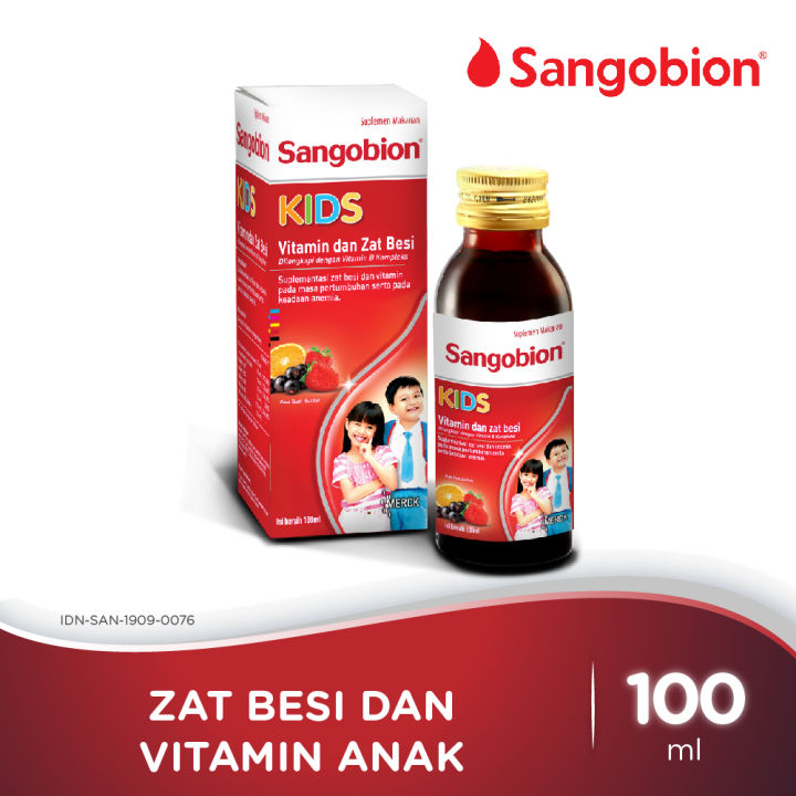 Sangobion Kids 100ml Vitamin dan Suplemen Zat Besi