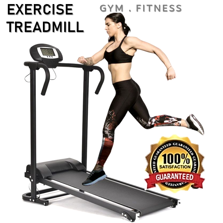 Professional Manual Treadmill Big Running Gym Machine Portable